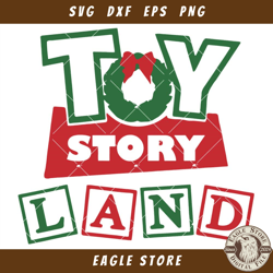 Christmas Toy Story Land Svg, Toystory Svg, Christmas Svg