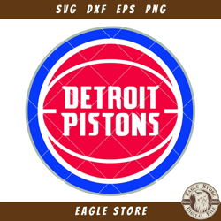Detroit Basketball Team Svg, Basketball Logo Svg, Detroit