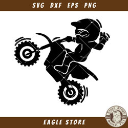Dirt Bike Boy Svg, Little Biker Svg, Motorcycle Svg