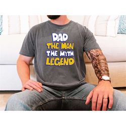 Dad The Man The Myth The Legend Shirt, Fathers Day Gift, Retro Dad Tee,Funny Shirt For Men,Gift For Husband,Dad Birthday