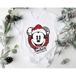 Disney Mickey Christmas Shirt, Mickey Mouse Christmas Shirt, Mickey Christmas Tee, Disney Character Christmas Sweatshirt