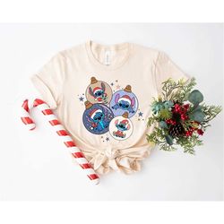 Disney Stich Vintage Christmas Shirt, Disney Christmas Shirts, Christmas Shirt, Cute Stich shirt,  Stich Hoodie, Disney