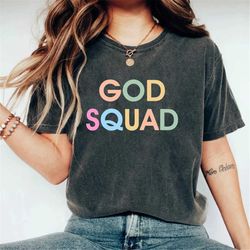 God Squad Unisex Shirt - Christian Shirts Jesus Christian Tee Pastor Gift Christian T-Shirts Pastor Shirt Whole Lot Of J