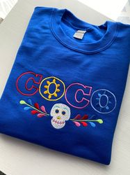 Disney Embroidered Coco Sweatshirt