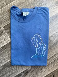 Elsa Embroidered T-shirt - Disney Frozen Embroidered T-shirt - Disney World - Disneyland Embroidered Shirt