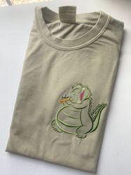 Louis Embroidered T-Shirt  Disney Princess and the Frog Embroidered T-Shirt  Disney Embroidered Shirt