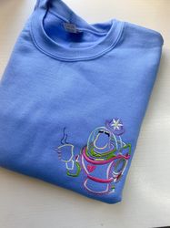 Mrs Nesbitt  Buzz Lightyear Embroidered Sweatshirt  Disney World  Disneyland Embroidered