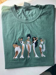 The Muses Embroidered T-shirt  Hercules Embroidered T-shirt  Disney World  Disneyland Embroidered Shirt