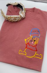 Winnie the Pooh in Hunny Pot Embroidered Sweatshirt  Disney World  Disneyland Embroidered Crewneck
