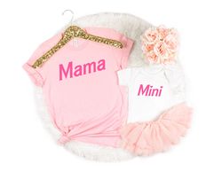 Mama Shirt , Matching Mama And Mini Sweatshirts, New Mom Gift Idea , Best Gifts For Moms , Mini Shirt, Baby Shower Gift,