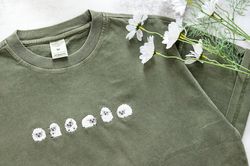 Embroidered Sheep Tshirt,Personalised Cute sheep Unisex Shirt,Oversized  tshirts,Gifts for herhe,Animals Lovers Gift