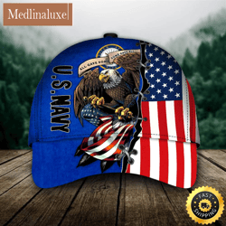 Bald Eagle Armed Forces Military Classic Cap