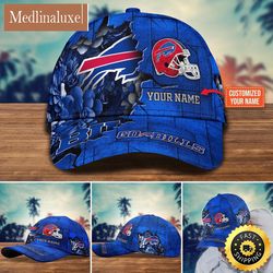 Buffalo Bills Baseball Cap Flower Custom Trending Cap