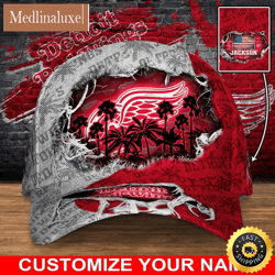 Customized NHL Detroit Red Wings Baseball Cap New Collection For Sports Fans