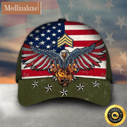 Eagle American Army With Rank Classic Cap