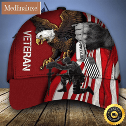 Eagle US Flag Veteran Pattern Classic Cap