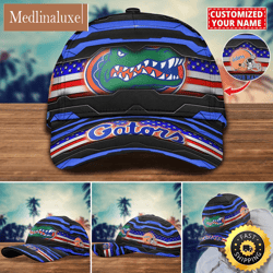 NCAA Florida Gators Baseball Cap Flag Custom Name Cap