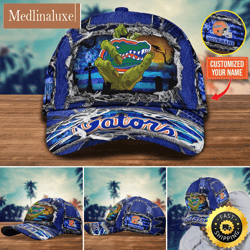NCAA Florida Gators Baseball Cap Halloween Custom Name Cap