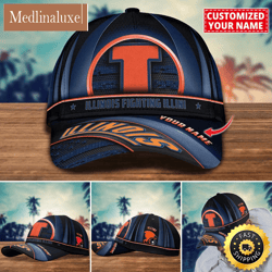 NCAA Illinois Fighting Illini Baseball Cap Custom Cap For Football Fans