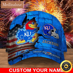 NCAA Kansas Jayhawks Baseball Cap Custom Cap Go Sports Teams