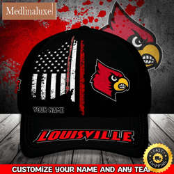 NCAA Louisville Cardinals Baseball Cap Your Name Custom Baseball Cap