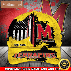 NCAA Maryland Terrapins Baseball Cap Your Name Custom Baseball Cap