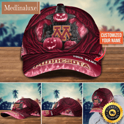 NCAA Minnesota Golden Gophers Baseball Cap Halloween Custom Cap For Fans