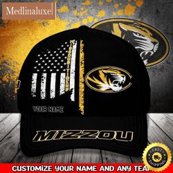 NCAA Missouri Tigers Baseball Cap Your Name Custom Baseball Cap