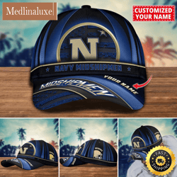 NCAA Navy Midshipmen Baseball Cap Custom Cap For Football Fans
