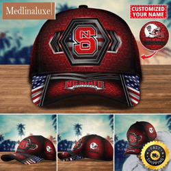 NCAA NC State Wolfpack Baseball Cap Best Trending Custom Name Cap