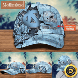 NCAA North Carolina Tar Heels Baseball Cap Custom Hat For Fans