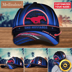 NCAA SMU Mustangs Baseball Cap Custom Cap For Football Fans