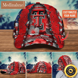 NCAA Texas Tech Red Raiders Baseball Cap Custom Cap For Fans