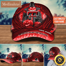 NCAA Texas Tech Red Raiders Baseball Cap Halloween Custom Cap For Fans