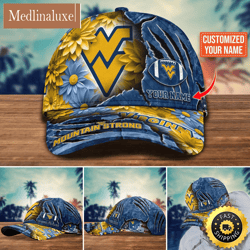 NCAA West Virginia Mountaineers Baseball Cap Custom Hat For Fans New Arrivals