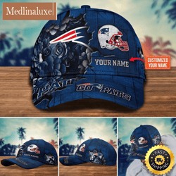 New England Patriots Baseball Cap Flower Custom Trending Cap