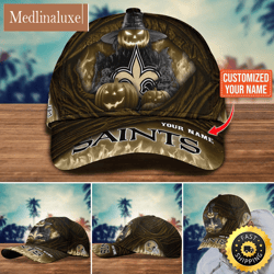 New Orleans Saints Baseball Cap Halloween Custom Cap For Fans