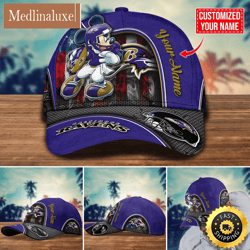 NFL Baltimore Ravens Baseball Cap Mickey Cap Trending Custom Cap