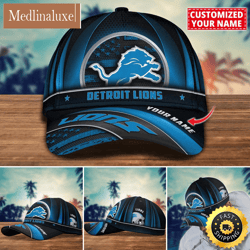 NFL Detroit Lions Baseball Cap Custom Football Cap For Fans