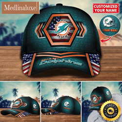 NFL Miami Dolphins Baseball Cap Best Trending Custom Name Cap