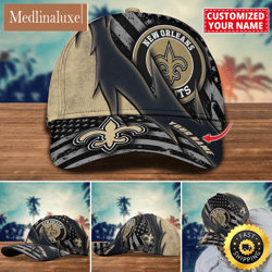 nfl new orleans saints baseball cap custom football hat for fans