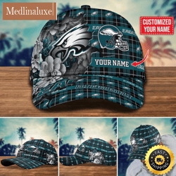 NFL Philadelphia Eagles Baseball Cap Flower Trending Custom Cap