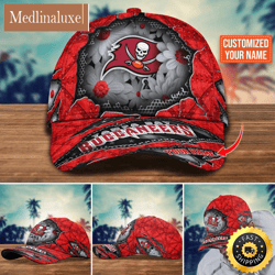 NFL Tampa Bay Buccaneers Baseball Cap Custom Cap Trending For Fans