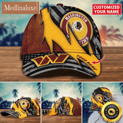 nfl washington commanders baseball cap custom football hat for fans