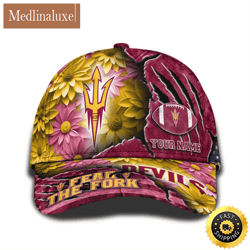 Personalized NCAA Arizona State Sun Devils All Over Print BaseBall Cap The Perfect Way To Rep Your Team