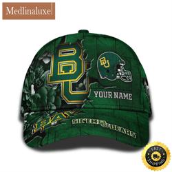 Personalized NCAA Baylor Bears All Over Print BaseBall Cap Show Your Pride