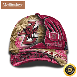 Personalized NCAA Boston College Eagles All Over Print BaseBall Cap The Perfect Way To Rep Your Team