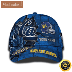 Personalized NCAA California Golden Bears All Over Print BaseBall Cap Show Your Pride