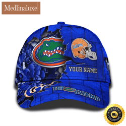 Personalized NCAA Florida Gators All Over Print BaseBall Cap Show Your Pride