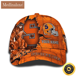 Personalized NCAA Syracuse Orange All Over Print Baseball Cap Show Your Pride